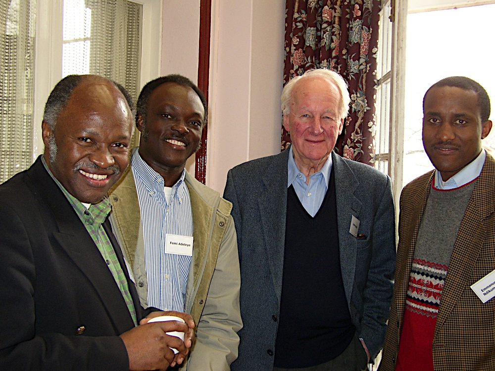 Stott with other pastors
